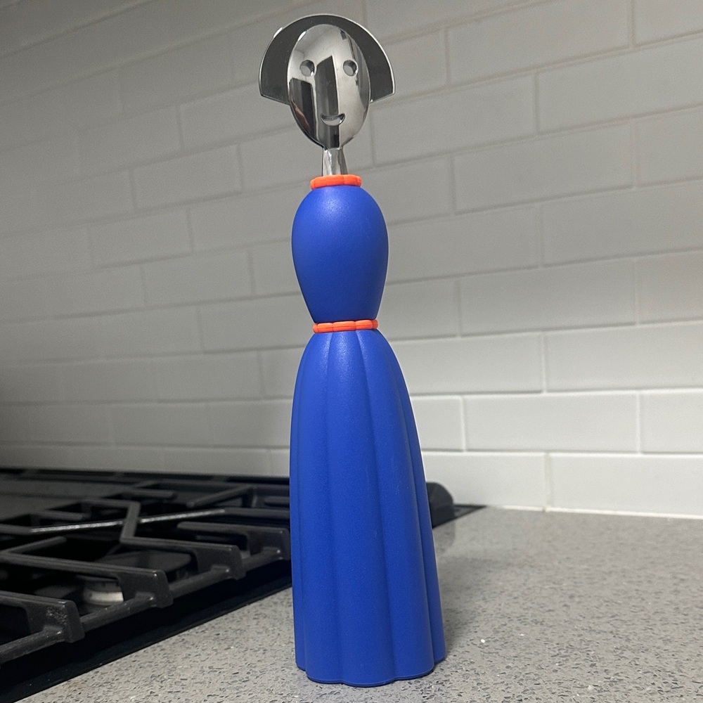 Alessi blue pepper grinder